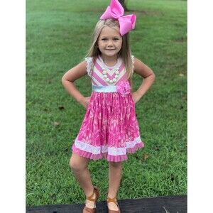 GIRLS GIGGLE MOON DRESS